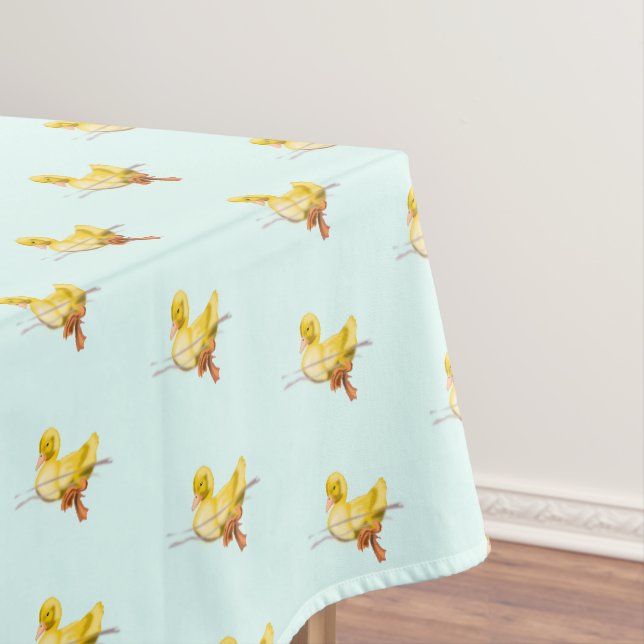 Gelbes Duckling Tischdecke (Beispiel)