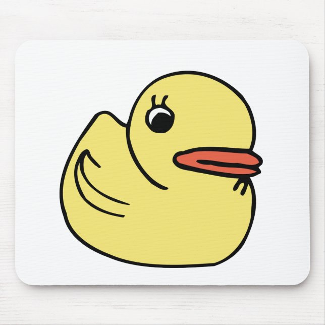 Gelbes Ducky Mousepad (Vorne)