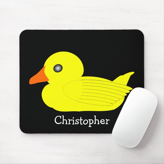Gelbes Enten-Design Mousepad (Mit Mouse)