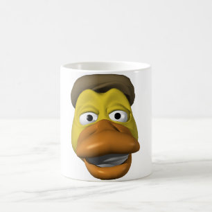 Gelbes Entengesichtsgesicht Tasse