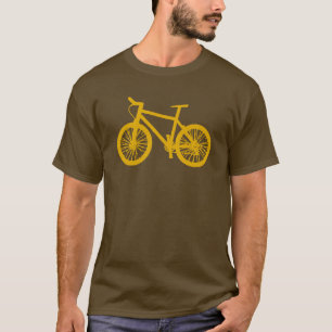 Gelbes Fahrrad T-Shirt