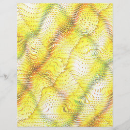 Gelbes falsches Schlangenleder-Schraubuchpapier 2-