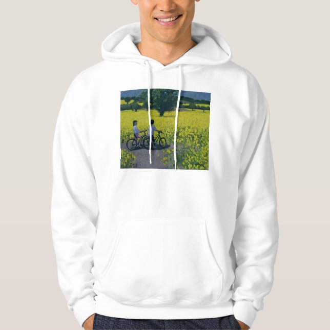 Gelbes Feld Kedleston Derby Hoodie (Vorderseite)