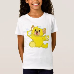 Gelbes flaumiges CUB T-Shirt