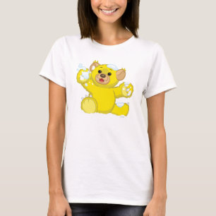 Gelbes flaumiges CUB T-Shirt