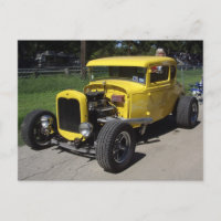 Gelbes Frisierte Auto