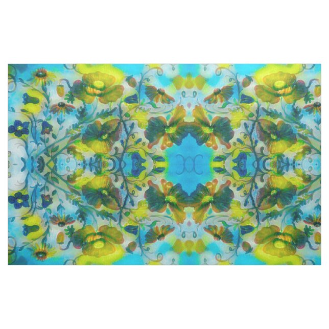 Gelbes Gelb-Sunbeam-Gewebe Stoff (Fat Quarter (45,7 x 55,9 cm))