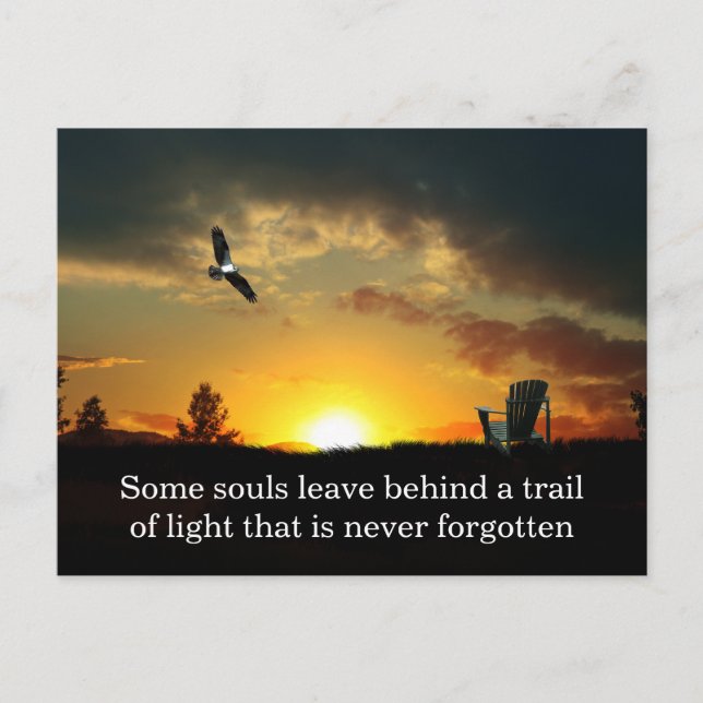 Gelbes Gelborange grassiertes Wiese-Beileid Postka Postkarte (Vorderseite)