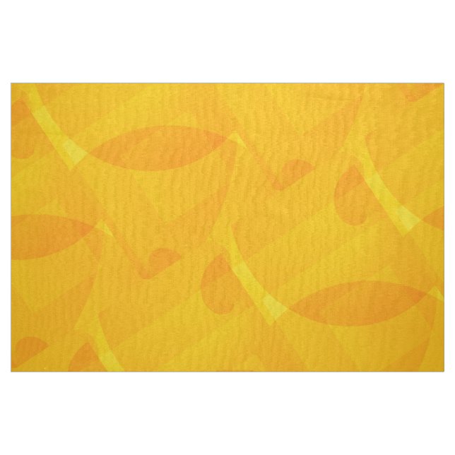 Gelbes geometrisches Gewebe Stoff (Fat Quarter (45,7 x 55,9 cm))