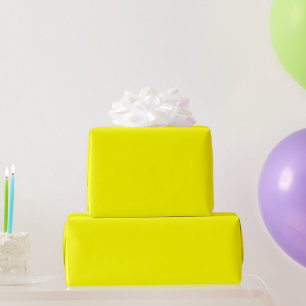 Gelbes Geschenkpapier
