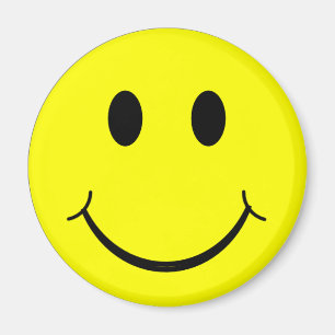 Gelbes Gesicht - Happy Face Magnet