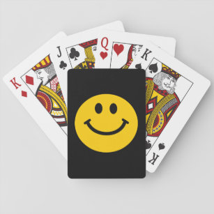 Gelbes Gesicht Spielkarten