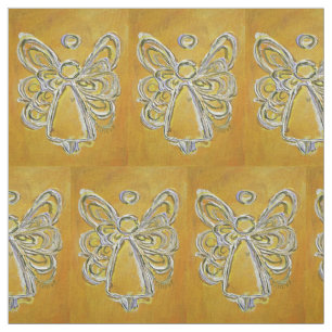 Gelbes Gold Guardian Engel Kunststoffe Stoff
