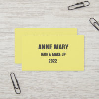 Gelbes graues Haar & Make up Modern 2022