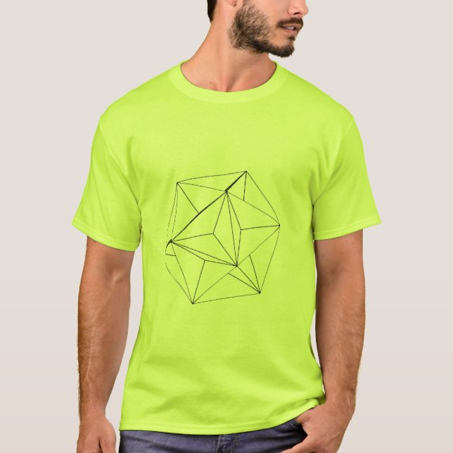 Gelbes Grün T-Shirt (Vorderseite)