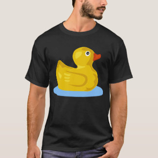 gelbes Gummientent-shirt T-Shirt