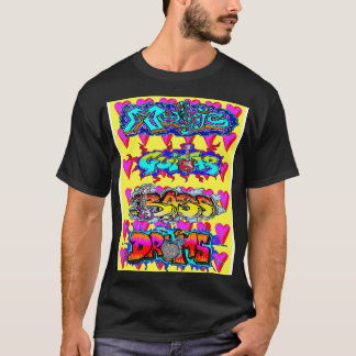 Gelbes Herz Graffiti von LowEndGraphics T-Shirt