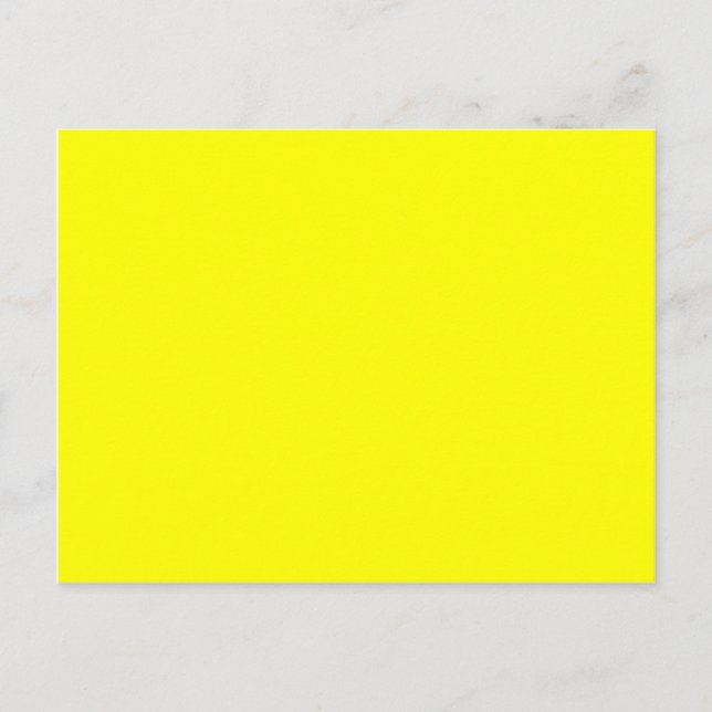 Gelbes Hintergrundbild Postkarte (Vorderseite)