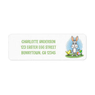 Gelbes Huhn und der Osterhase
