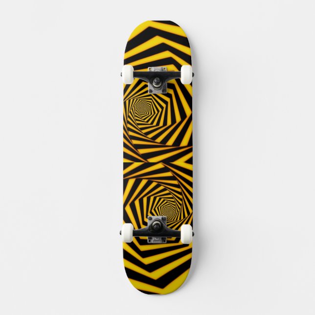Gelbes Jacke-Skateboard Skateboard (Vorderseite)