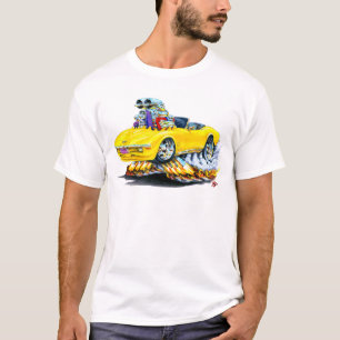 Gelbes Kabriolett 1968-72 Korvette T-Shirt