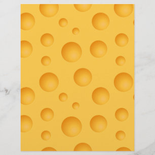 Gelbes Käse-Muster Flyer