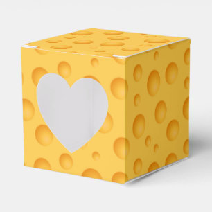 Gelbes Käse-Muster Geschenkschachtel