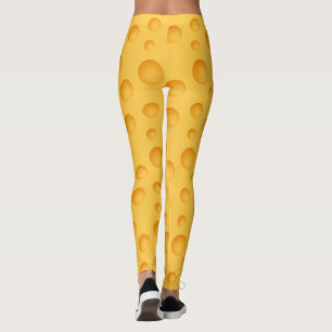 Gelbes Käse-Muster Leggings