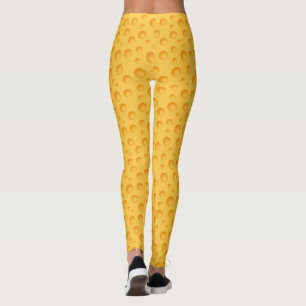 Gelbes Käse-Muster Leggings