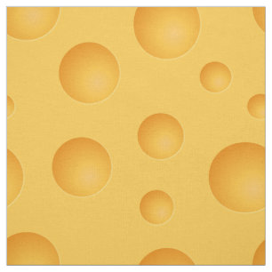 Gelbes Käse-Muster Stoff