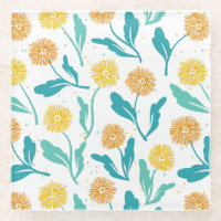 Gelbes Kronleuchter Blumenmuster - naturlich Inspi