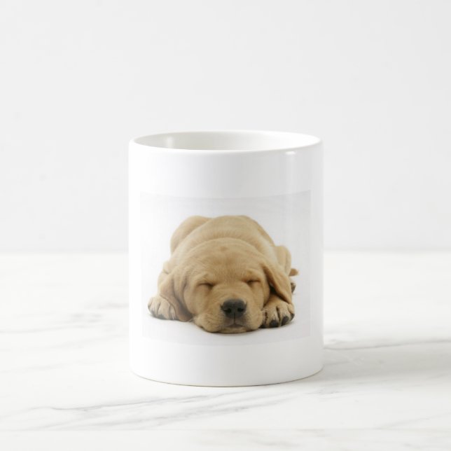 Gelbes Labrador retriever Kaffeetasse (Mittel)