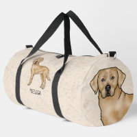 Gelbes Labrador Retriever Niedlicher Cartoon Labra