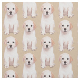 Gelbes Labrador retriever Pupppy Stoff