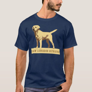 Gelbes Labrador retriever T-Shirt