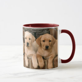 Gelbes Labrador retriever Tasse