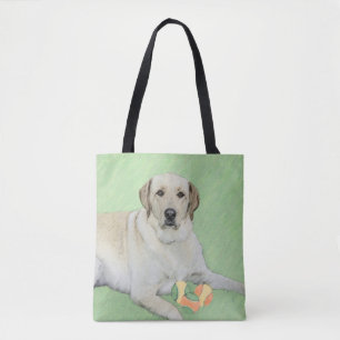Gelbes Labrador Retriever & Tennis Balls Malerei