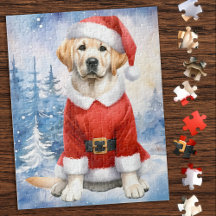 Gelbes Labrador - Schneehund - Gelbe Labrador