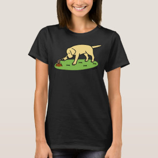 Gelbes Labrador und Mole Friends T-Shirt