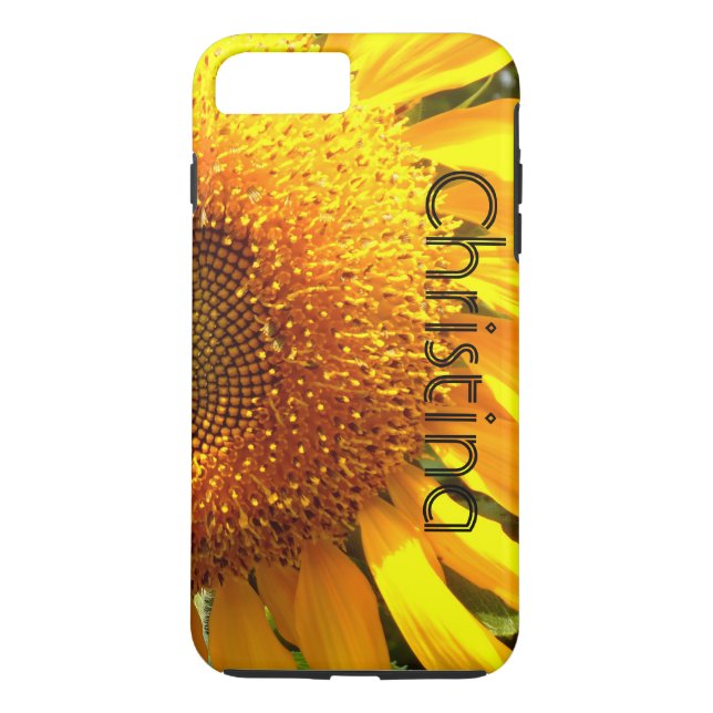 Gelbes Mammut-Sonnenblumen-Foto Case-Mate iPhone Hülle (Rückseite)