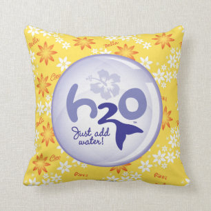 Gelbes Namensmuster Kissen