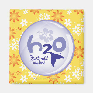 Gelbes Namensmuster Magnet