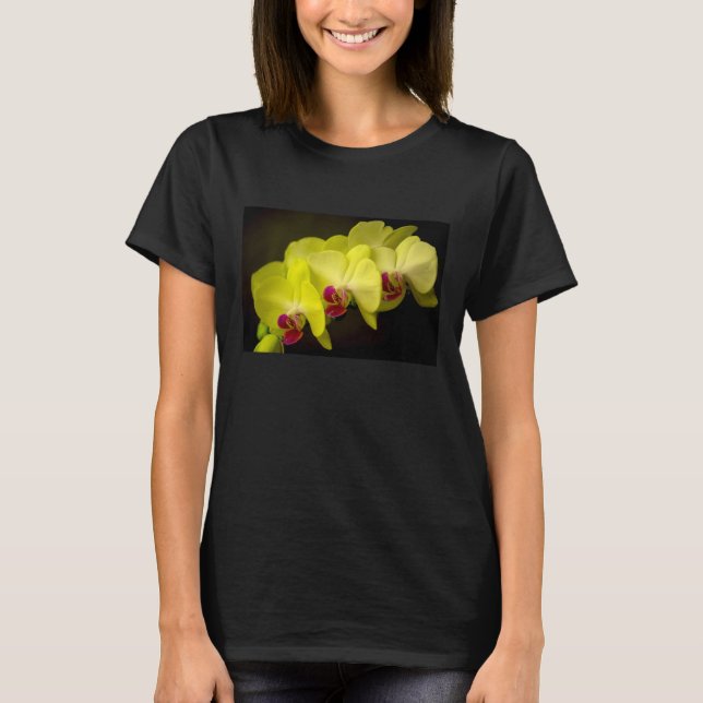 Gelbes Orchid - T Shirt (Vorderseite)