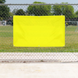 Gelbes Outdoor-Banner Banner