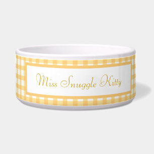 Gelbes Prüfmuster Napf