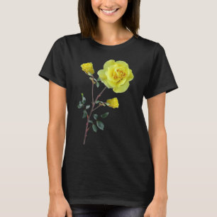 Gelbes Rose Botanisch für Frauen T-Shirt