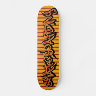Gelbes Rotes Skateboard - Skateboard