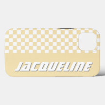 Gelbes Schachbrettmuster