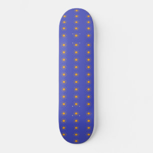 Gelbes Sonnenbild Skateboard