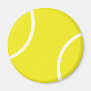 Gelbes Tennisball-Symbol Magnet